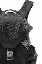 画像をギャラリービューアに読み込む, ierib Addiction Rucksack / Rough Bull Leather (BLACK)