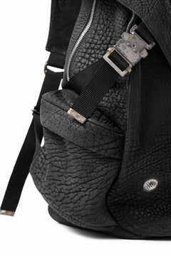 画像をギャラリービューアに読み込む, ierib Addiction Rucksack / Rough Bull Leather (BLACK)