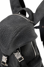 画像をギャラリービューアに読み込む, ierib Addiction Rucksack / Rough Bull Leather (BLACK)