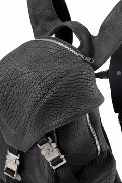 画像をギャラリービューアに読み込む, ierib Addiction Rucksack / Rough Bull Leather (BLACK)