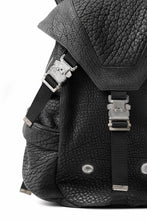 画像をギャラリービューアに読み込む, ierib Addiction Rucksack / Rough Bull Leather (BLACK)