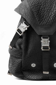 画像をギャラリービューアに読み込む, ierib Addiction Rucksack / Rough Bull Leather (BLACK)
