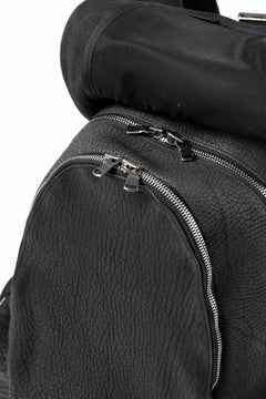 画像をギャラリービューアに読み込む, ierib Addiction Rucksack / Rough Bull Leather (BLACK)