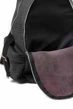 画像をギャラリービューアに読み込む, ierib Addiction Rucksack / Rough Bull Leather (BLACK)