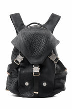 画像をギャラリービューアに読み込む, ierib Addiction Rucksack / Rough Bull Leather (BLACK)