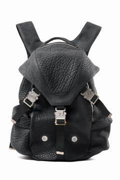 画像をギャラリービューアに読み込む, ierib Addiction Rucksack / Rough Bull Leather (BLACK)