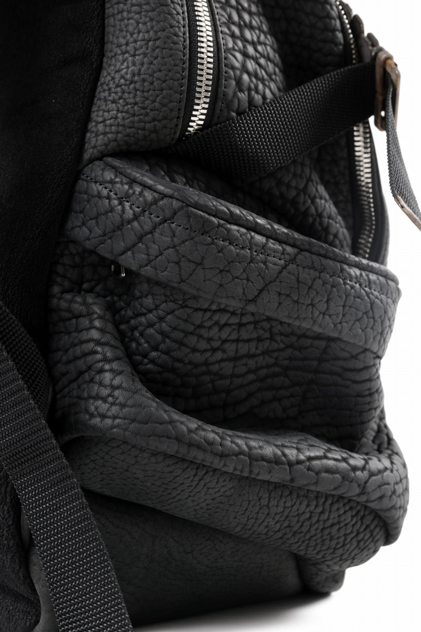 画像をギャラリービューアに読み込む, ierib Addiction Rucksack / Rough Bull Leather (BLACK)