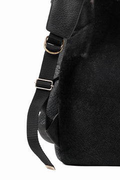 画像をギャラリービューアに読み込む, ierib Addiction Rucksack / Rough Bull Leather (BLACK)