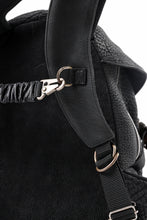 画像をギャラリービューアに読み込む, ierib Addiction Rucksack / Rough Bull Leather (BLACK)