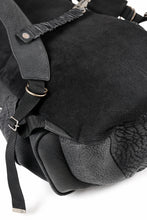 画像をギャラリービューアに読み込む, ierib Addiction Rucksack / Rough Bull Leather (BLACK)
