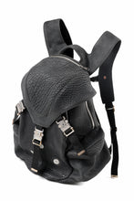 画像をギャラリービューアに読み込む, ierib Addiction Rucksack / Rough Bull Leather (BLACK)