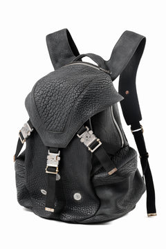 画像をギャラリービューアに読み込む, ierib Addiction Rucksack / Rough Bull Leather (BLACK)