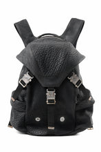 画像をギャラリービューアに読み込む, ierib Addiction Rucksack / Rough Bull Leather (BLACK)