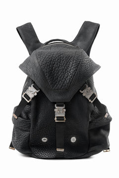 画像をギャラリービューアに読み込む, ierib Addiction Rucksack / Rough Bull Leather (BLACK)