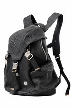 画像をギャラリービューアに読み込む, ierib Addiction Rucksack / Rough Bull Leather (BLACK)