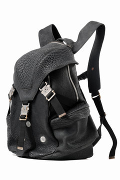 画像をギャラリービューアに読み込む, ierib Addiction Rucksack / Rough Bull Leather (BLACK)