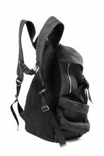 画像をギャラリービューアに読み込む, ierib Addiction Rucksack / Rough Bull Leather (BLACK)
