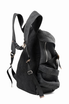 画像をギャラリービューアに読み込む, ierib Addiction Rucksack / Rough Bull Leather (BLACK)