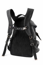 画像をギャラリービューアに読み込む, ierib Addiction Rucksack / Rough Bull Leather (BLACK)
