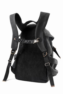 画像をギャラリービューアに読み込む, ierib Addiction Rucksack / Rough Bull Leather (BLACK)