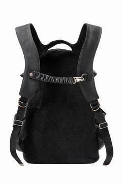 画像をギャラリービューアに読み込む, ierib Addiction Rucksack / Rough Bull Leather (BLACK)