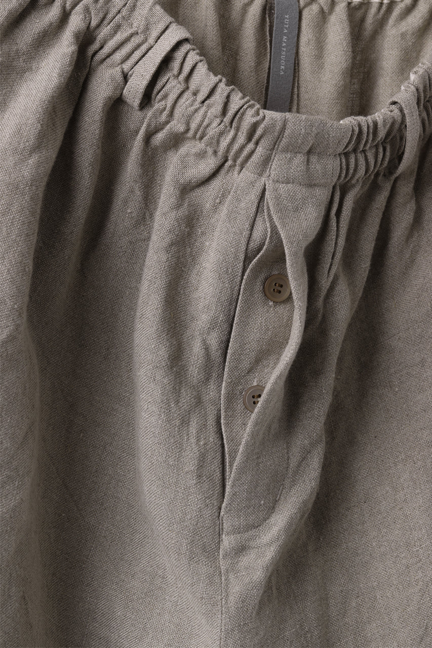 画像をギャラリービューアに読み込む, YUTA MATSUOKA dirts tapered trousers / no.14 linen canvas (ecru)