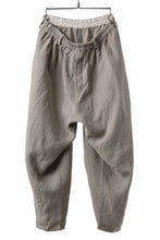画像をギャラリービューアに読み込む, YUTA MATSUOKA dirts tapered trousers / no.14 linen canvas (ecru)