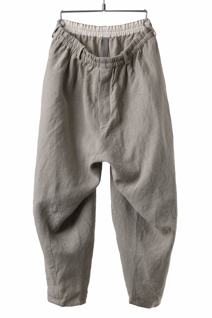 画像をギャラリービューアに読み込む, YUTA MATSUOKA dirts tapered trousers / no.14 linen canvas (ecru)