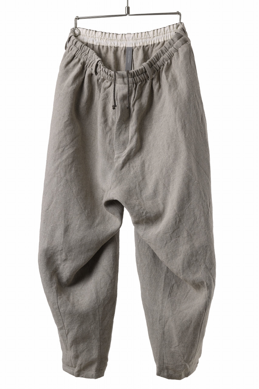 画像をギャラリービューアに読み込む, YUTA MATSUOKA dirts tapered trousers / no.14 linen canvas (ecru)