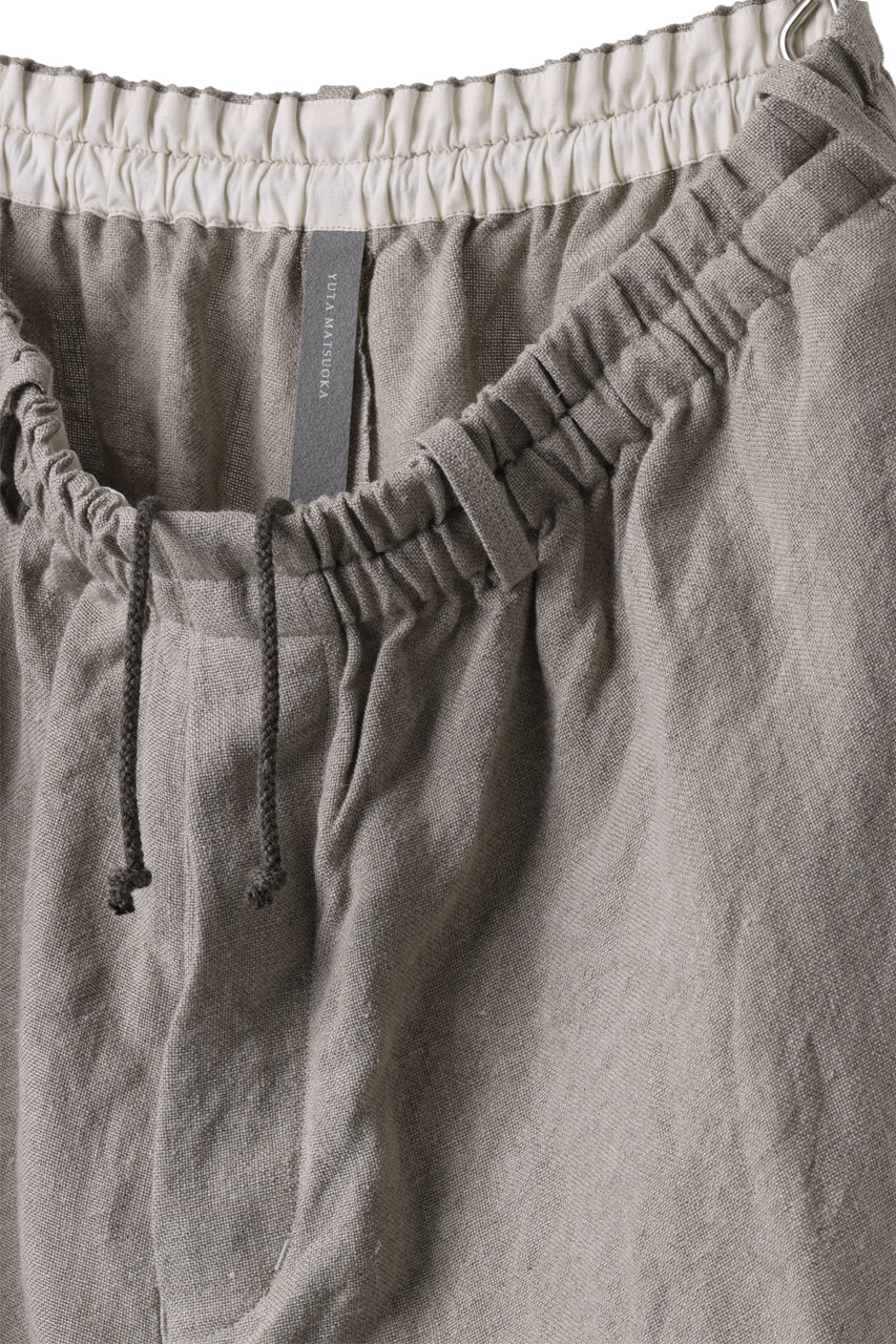 画像をギャラリービューアに読み込む, YUTA MATSUOKA dirts tapered trousers / no.14 linen canvas (ecru)