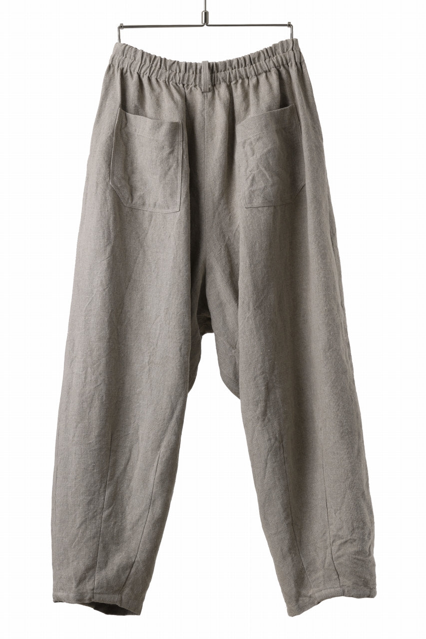 画像をギャラリービューアに読み込む, YUTA MATSUOKA dirts tapered trousers / no.14 linen canvas (ecru)