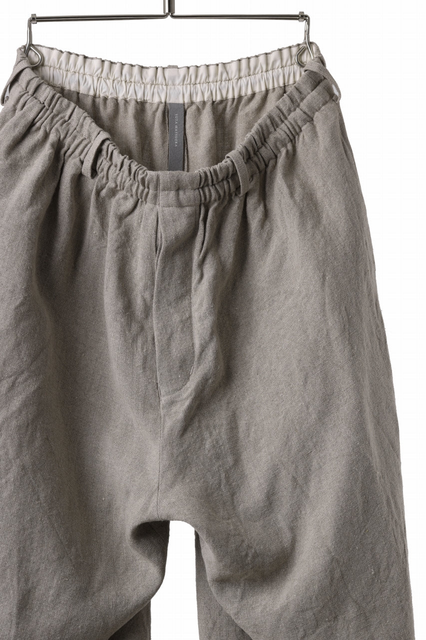 画像をギャラリービューアに読み込む, YUTA MATSUOKA dirts tapered trousers / no.14 linen canvas (ecru)