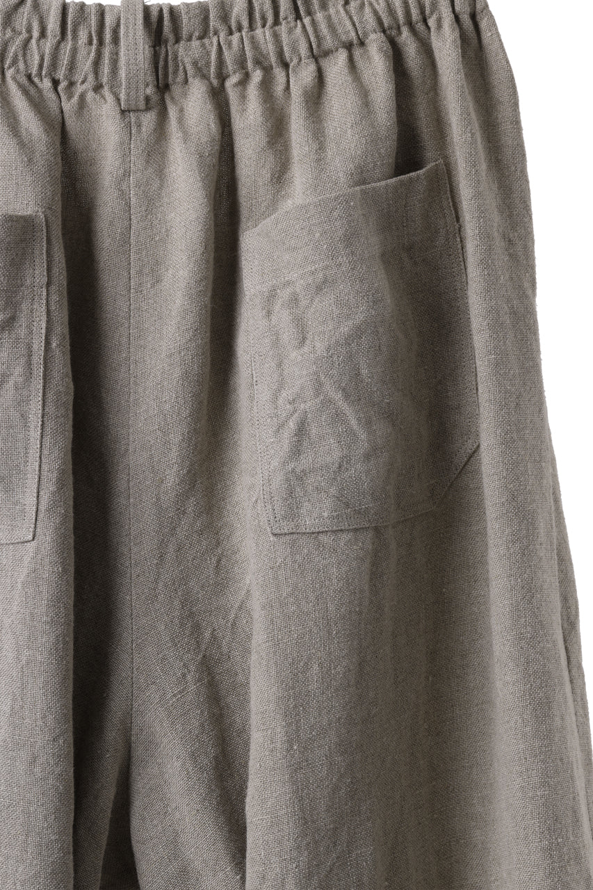 画像をギャラリービューアに読み込む, YUTA MATSUOKA dirts tapered trousers / no.14 linen canvas (ecru)
