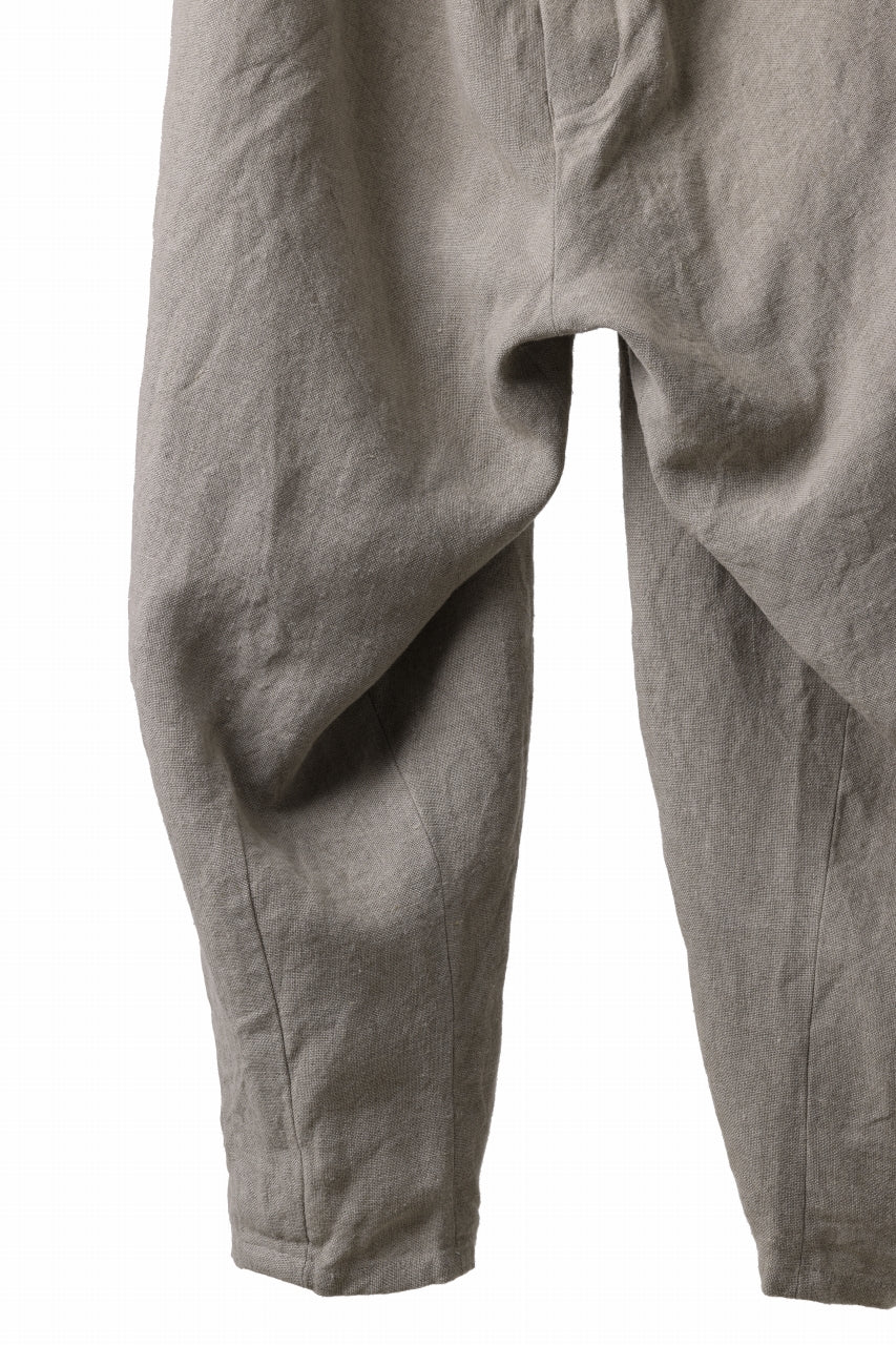 画像をギャラリービューアに読み込む, YUTA MATSUOKA dirts tapered trousers / no.14 linen canvas (ecru)