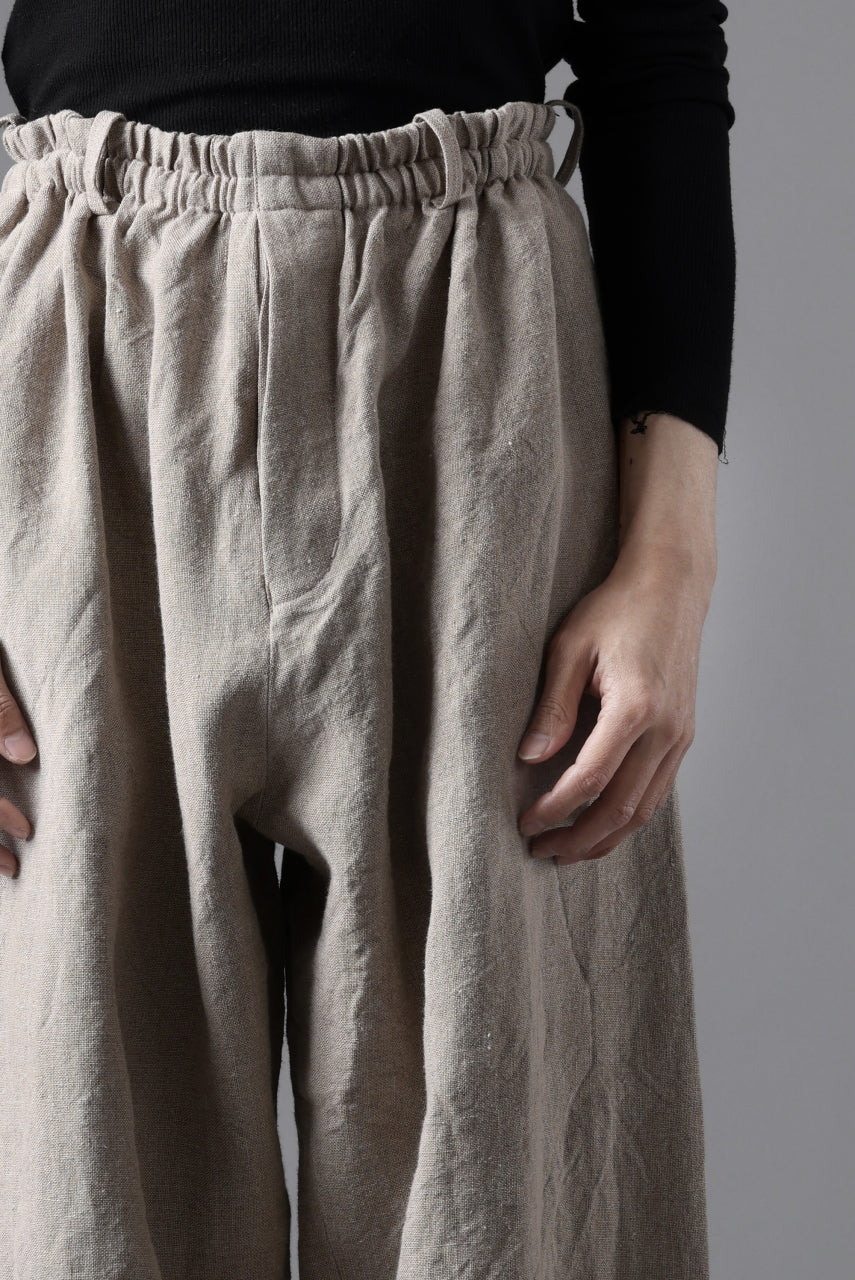 画像をギャラリービューアに読み込む, YUTA MATSUOKA dirts tapered trousers / no.14 linen canvas (ecru)