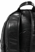 画像をギャラリービューアに読み込む, ISAMU KATAYAMA BACKLASH ITALY SHOULDER VINTAGE GARMENT-WASH BACKPACK (BLACK)
