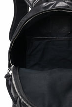 画像をギャラリービューアに読み込む, ISAMU KATAYAMA BACKLASH ITALY SHOULDER VINTAGE GARMENT-WASH BACKPACK (BLACK)