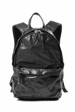 画像をギャラリービューアに読み込む, ISAMU KATAYAMA BACKLASH ITALY SHOULDER VINTAGE GARMENT-WASH BACKPACK (BLACK)