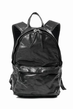 画像をギャラリービューアに読み込む, ISAMU KATAYAMA BACKLASH ITALY SHOULDER VINTAGE GARMENT-WASH BACKPACK (BLACK)