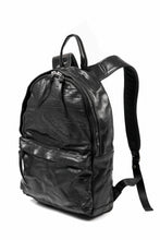 画像をギャラリービューアに読み込む, ISAMU KATAYAMA BACKLASH ITALY SHOULDER VINTAGE GARMENT-WASH BACKPACK (BLACK)