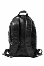 画像をギャラリービューアに読み込む, ISAMU KATAYAMA BACKLASH ITALY SHOULDER VINTAGE GARMENT-WASH BACKPACK (BLACK)