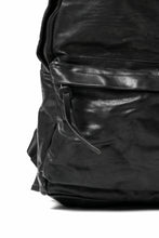 画像をギャラリービューアに読み込む, ISAMU KATAYAMA BACKLASH ITALY SHOULDER VINTAGE GARMENT-WASH BACKPACK (BLACK)
