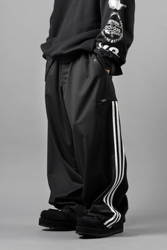 画像をギャラリービューアに読み込む, Y-3 Yohji Yamamoto REFINED WOOL STRAIGHT PANTS (BLACK)