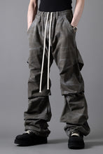 画像をギャラリービューアに読み込む, A.F ARTEFACT TUCK VOLUME BAGGY PANTS / VINTAGE DYED (KHAKI)