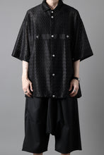 画像をギャラリービューアに読み込む, A.F ARTEFACT SNAPPED SQUEEZING SHIRT / SHADOW LACE (BLACK)