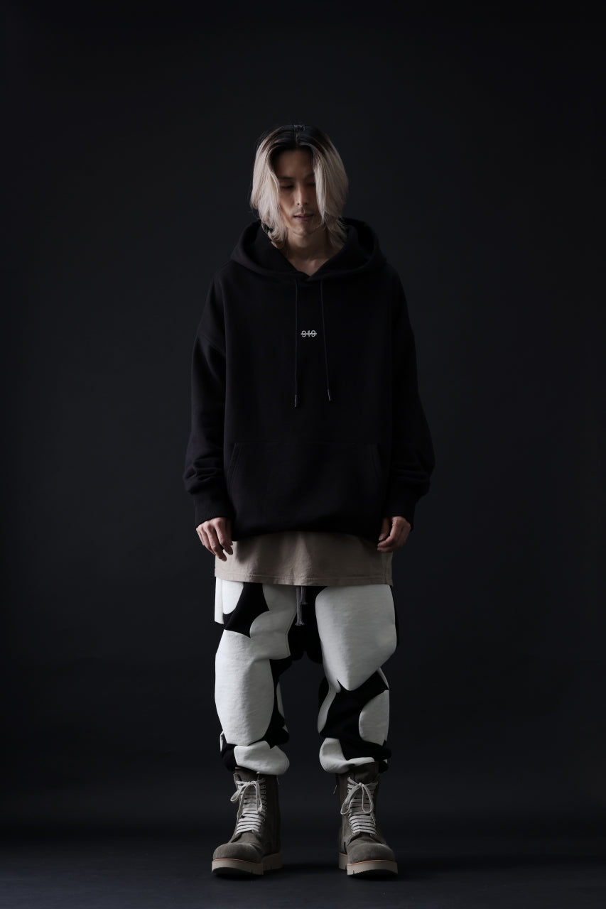 画像をギャラリービューアに読み込む, A.F ARTEFACT POLKA PATTERN SWEAT SAROUEL PANTS (BLACK)