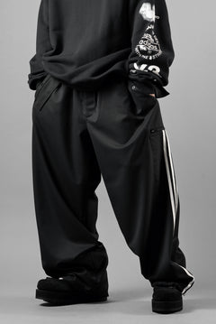 画像をギャラリービューアに読み込む, Y-3 Yohji Yamamoto REFINED WOOL STRAIGHT PANTS (BLACK)