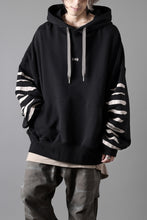 画像をギャラリービューアに読み込む, A.F ARTEFACT JUMBO SWEAT HOODIE / PRINT TYPE-B (BLACK)