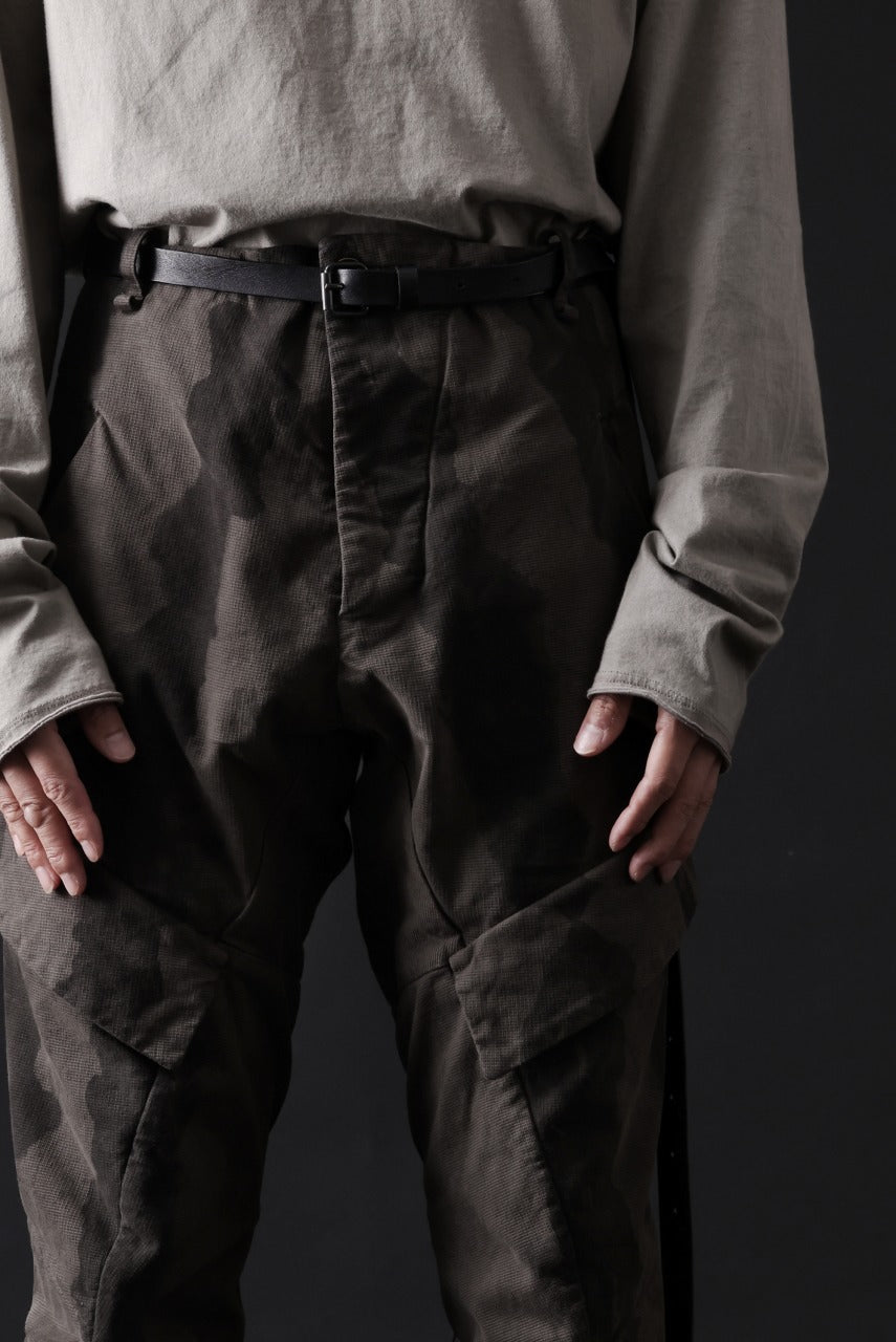 画像をギャラリービューアに読み込む, masnada BAGGY CARGO PANTS / STRETCH MICRO RIP COTTON (CAMO DUST)