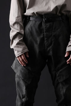 画像をギャラリービューアに読み込む, masnada BAGGY CARGO PANTS / STRETCH MICRO RIP COTTON (CAMO LEGION)